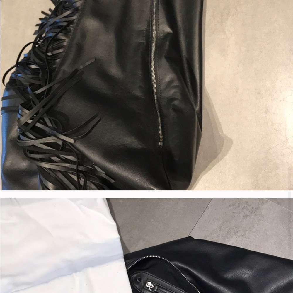 Isabel Marant Eedna Black Leather Hobo Bag - Picture 7 of 9